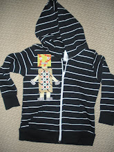 Robot Striped Hoodie