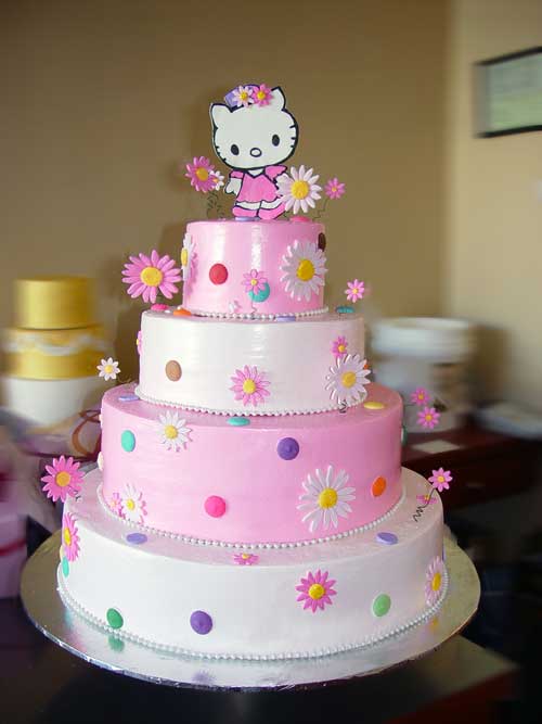 Hello Kitty Wedding Cakes On Top
