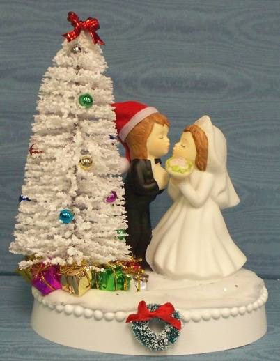 Christmas Tree Wedding Cakes