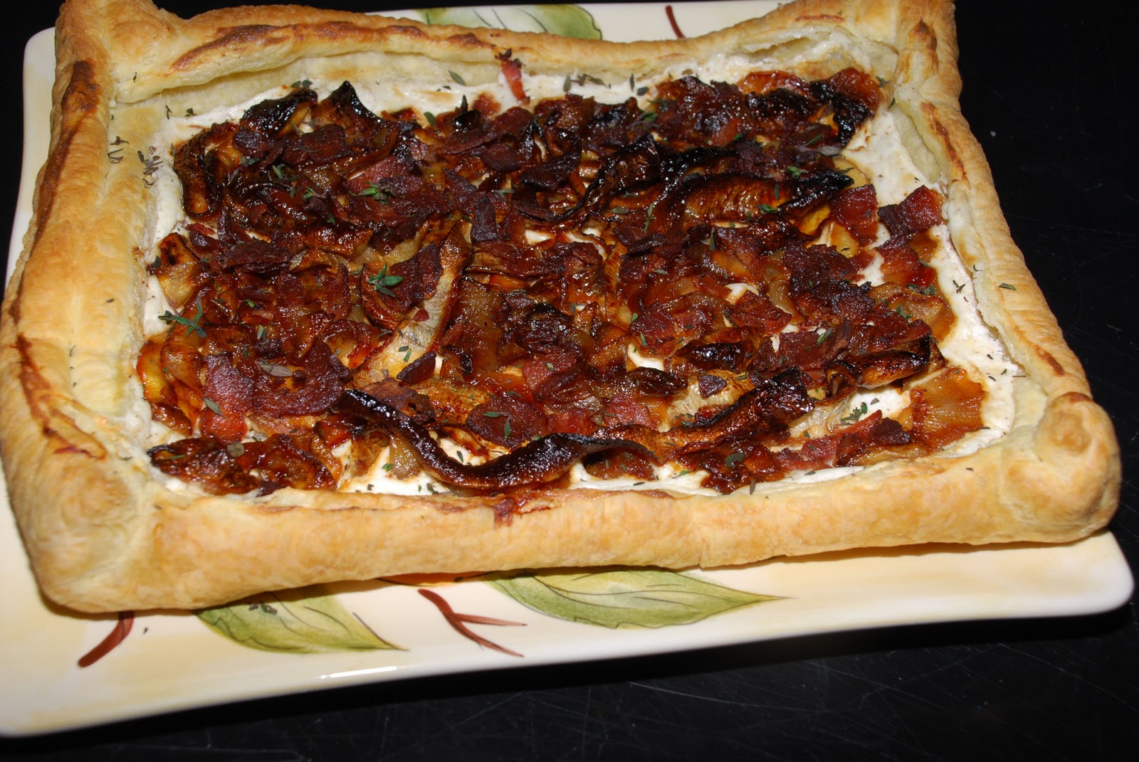 Tomatoes on the Vine HoneyRoasted Onion Tart
