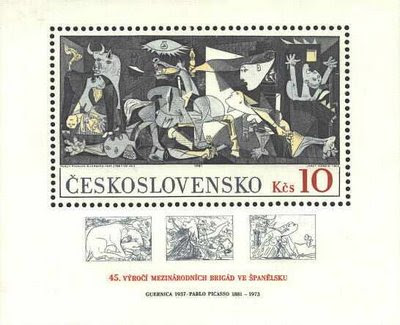 Como o Homem expressa a realidade vivida em seu tempo através da Arte. Guernica-tcheco-scott2374+SElo+espanha