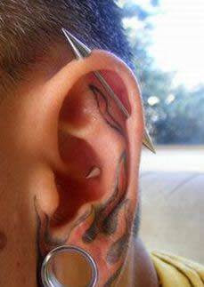 tattoos behind ear