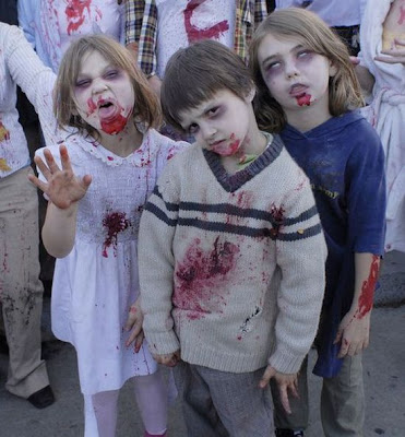 Children in zombie makeup - 14 Pics | Curious, Funny Photos / Pictures