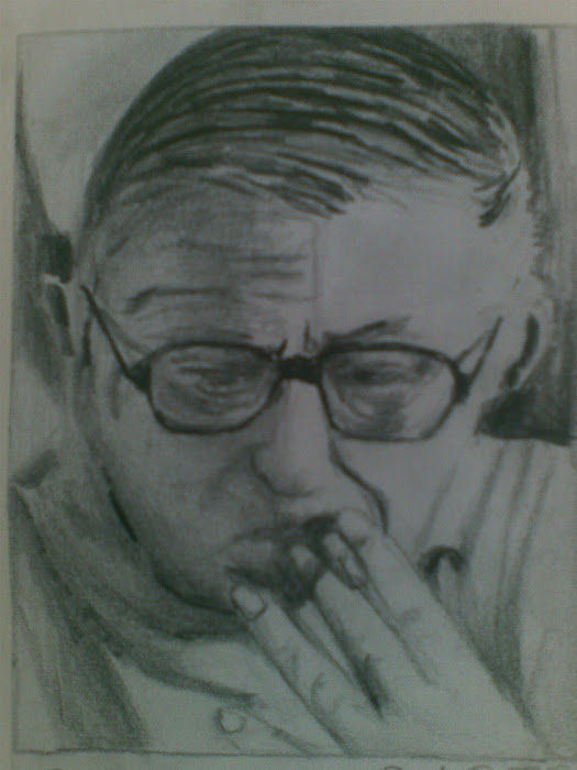 Jean - Paul Sartre / paintings