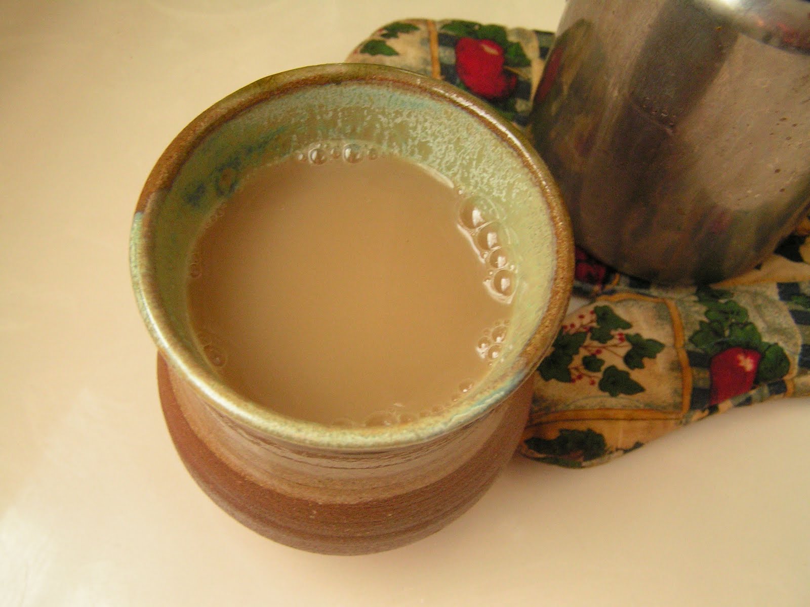 A Satisfying Life Persimmon Leaf Lattea