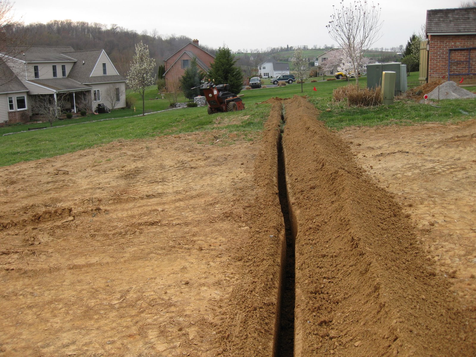 The Beaumont Barn Running a water line