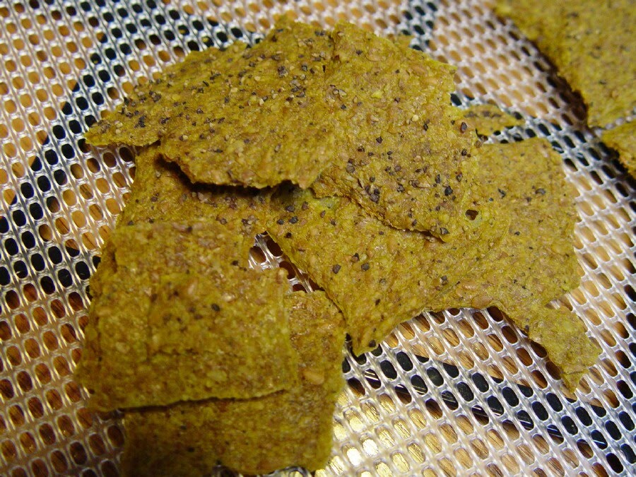 Life's Accidental Journey Dehydrator Flax Seed Crackers