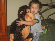 Mateo with his monkey!!