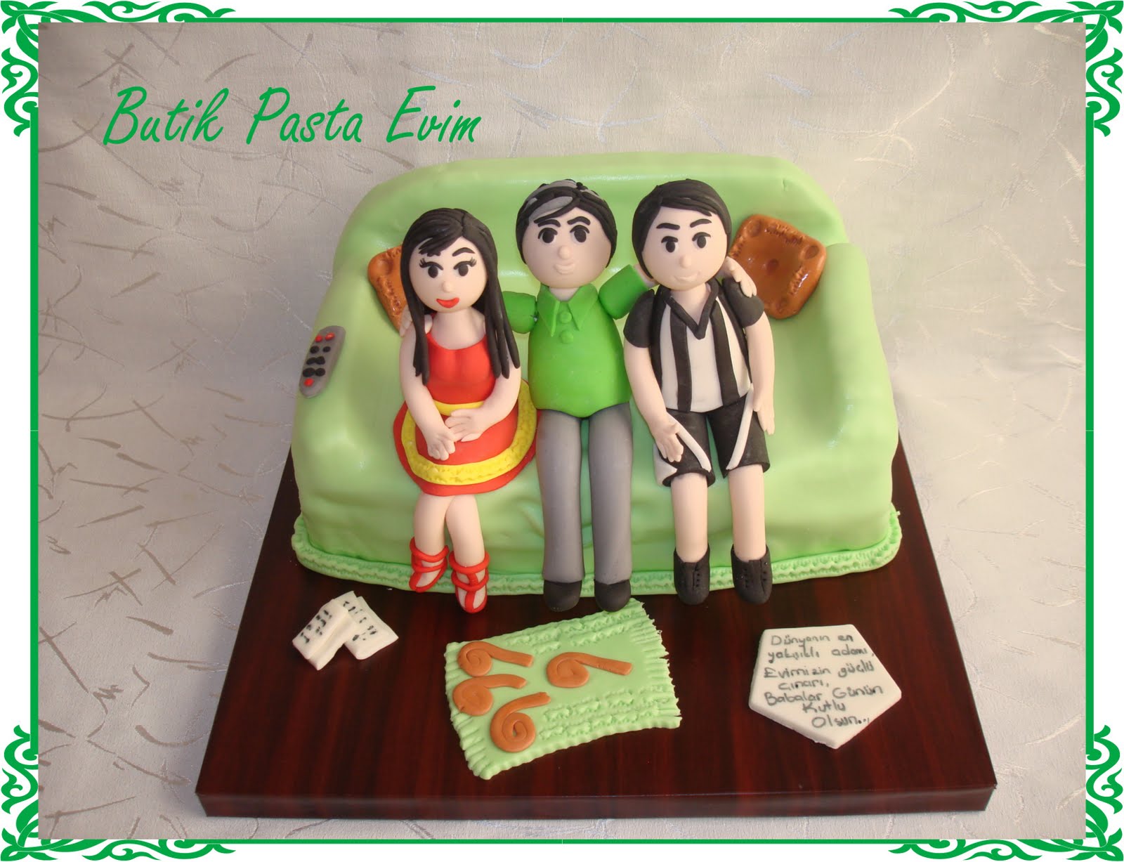 BUTİK PASTA EVİMDENİZLİ Babalar Günü Pastası…