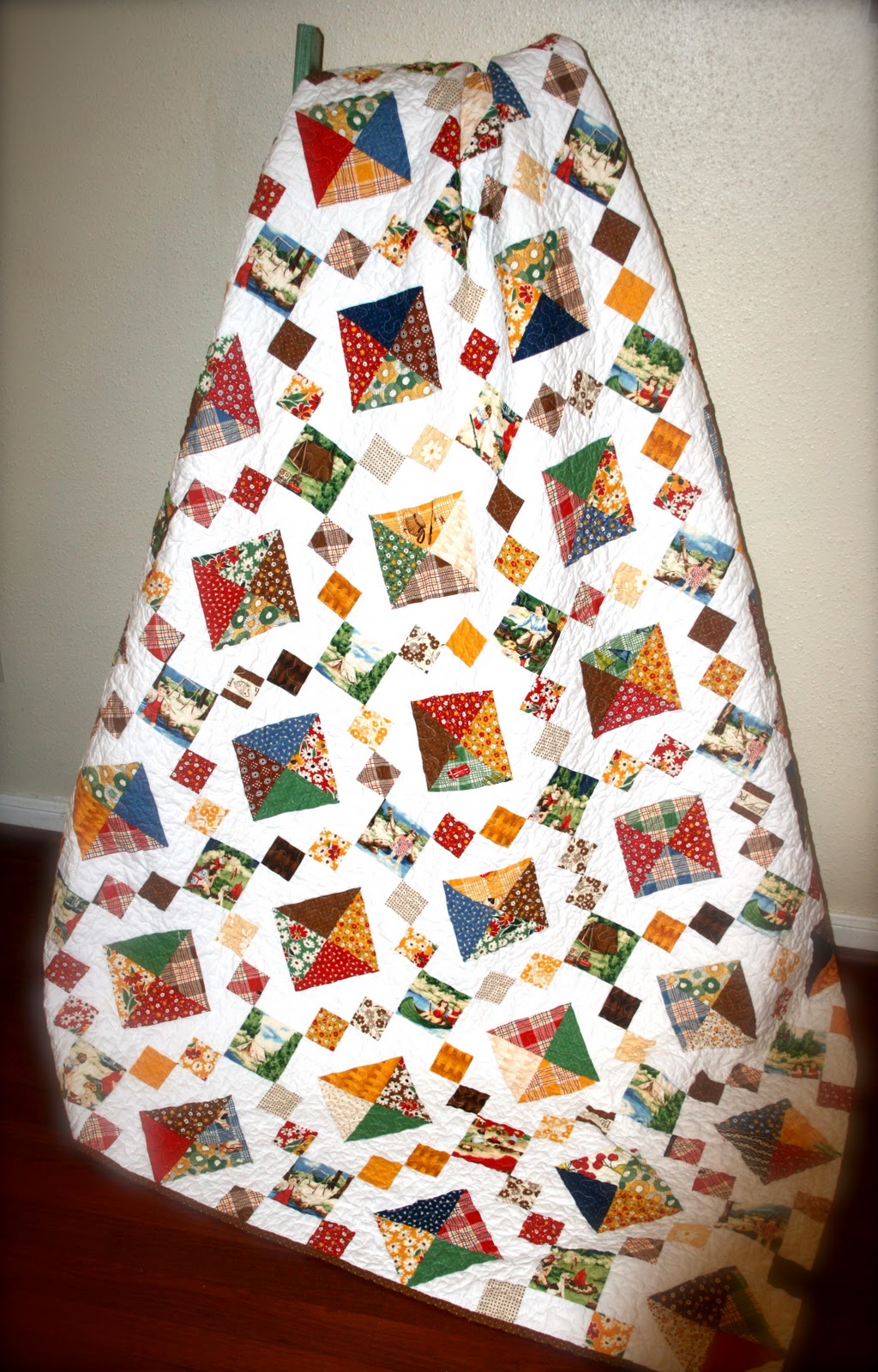 The Tulip Patch Finish Happy Campers Jewel Box Quilt