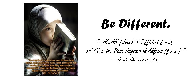 Be Different.