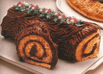 A blog for english lovers: christmas food: bûche de noël an American Girl in France: La Bûche de Noël: a Traditional French