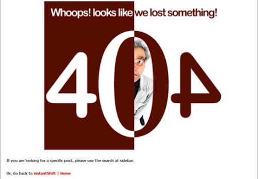 instantshift 404 error page instantshift 404 error page