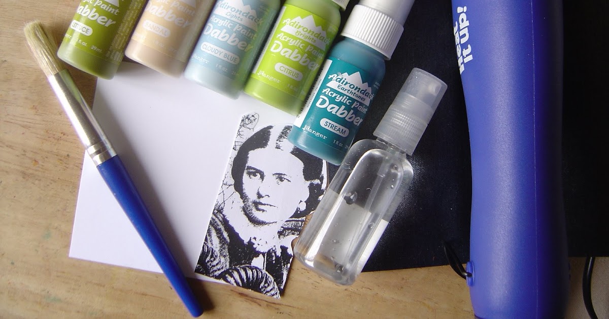 The Technique Zone Acrylic Paint Transfer