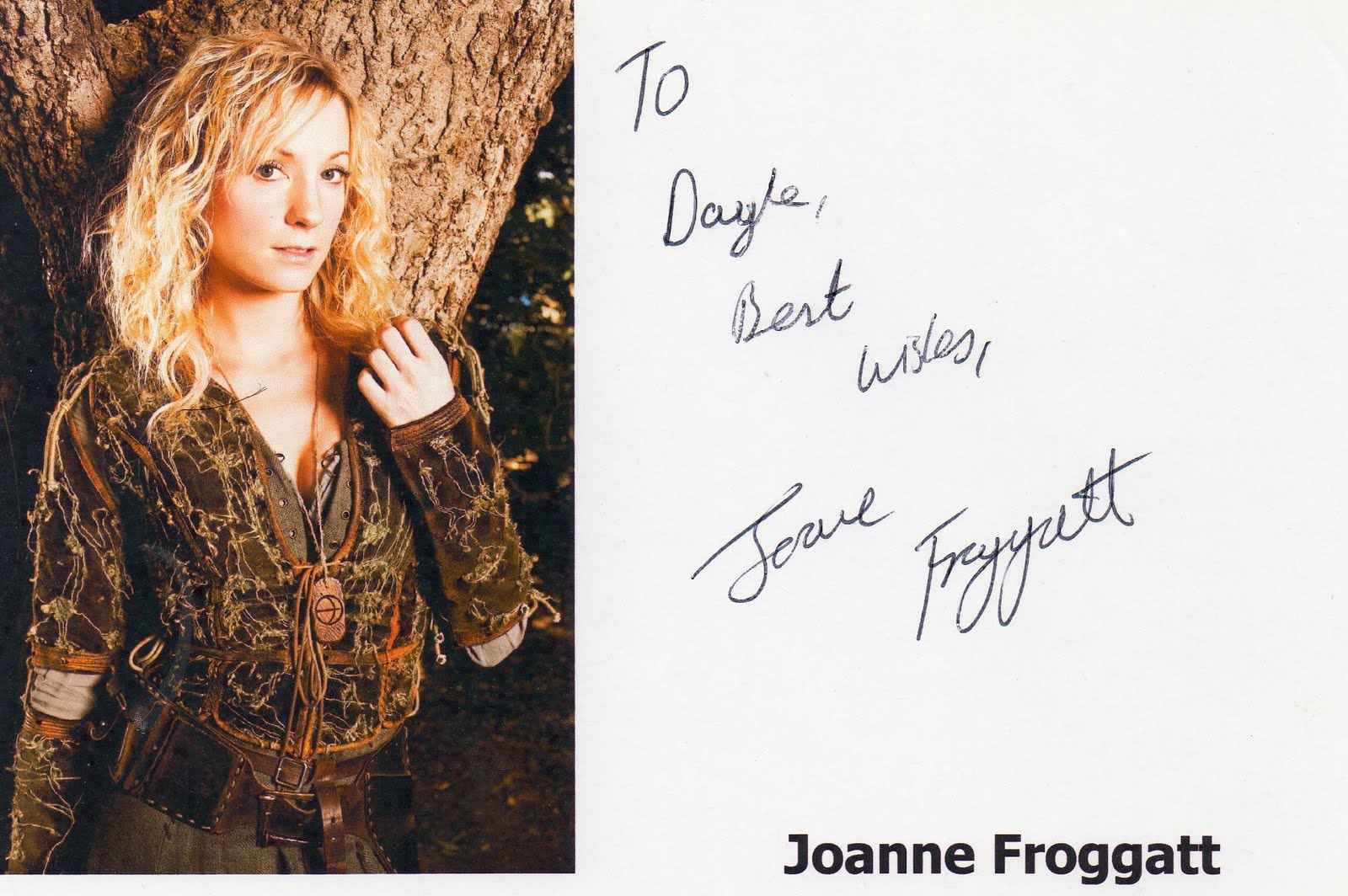Kiwiautogal’s Autographs: Joanne Froggatt