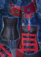 CORSET CUERINA ROJA