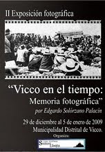 II Exposición Fotográfica: VICCO en el Tiempo-Memoria Fotográfica