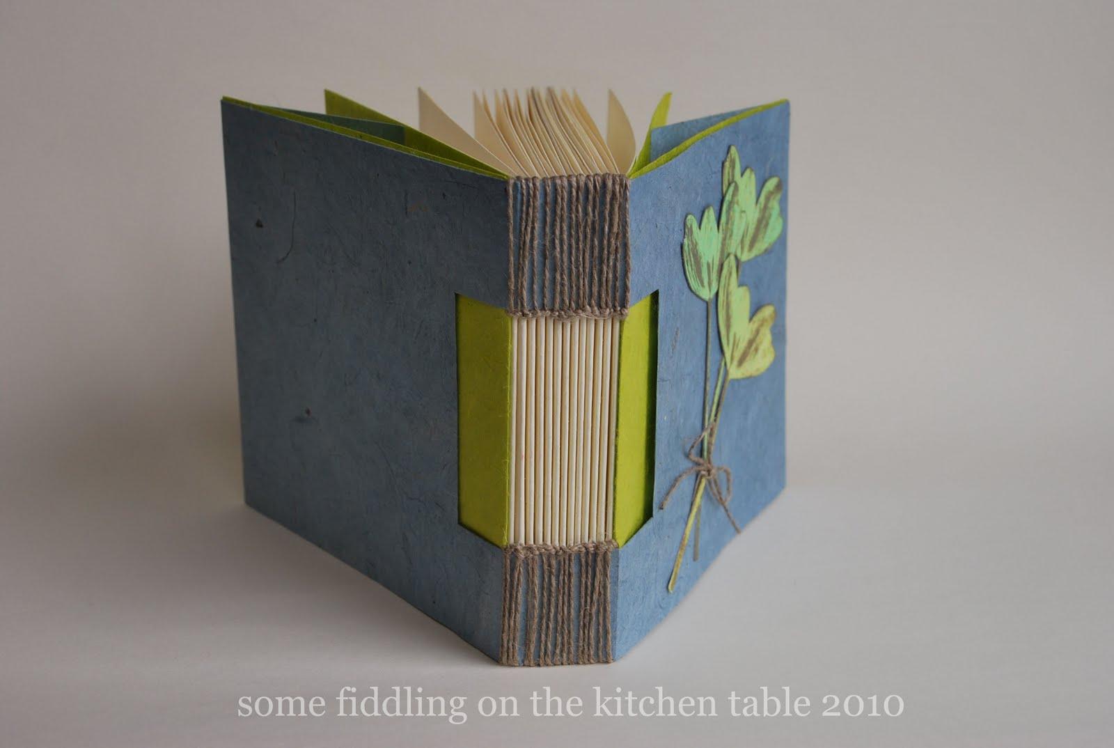 Some fiddling on the kitchen table Buttonhole Stitch