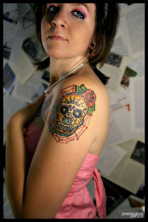 best art tattoo lower back