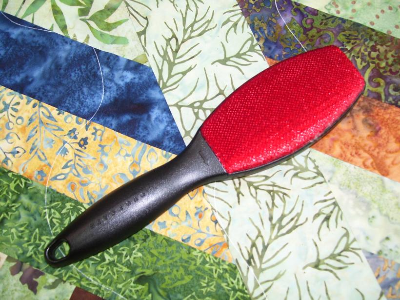 pieceful kwilter marking a quilt for quilting