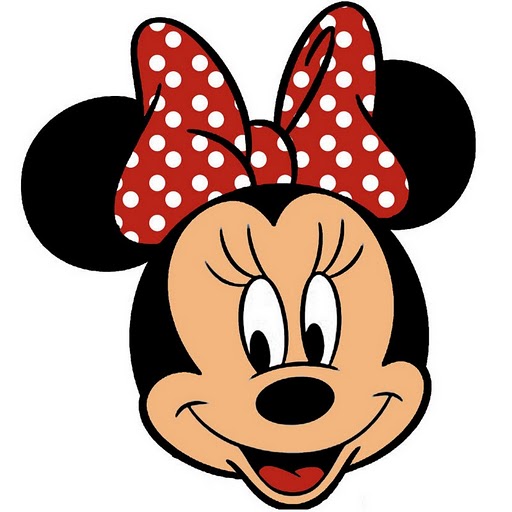 La cara de Minnie Mouse para colorear - Imagui