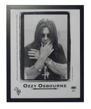 Ozzy Photo with Frame for Sale: SOLD EBAY 1.13.11