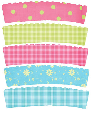 Girly or Springtime Cupcake