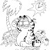 Desenhos do Garfield para Colorir- Animais para Imprimir