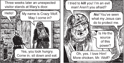 Jack Chick est un écologiste : il recycle ses scénarii