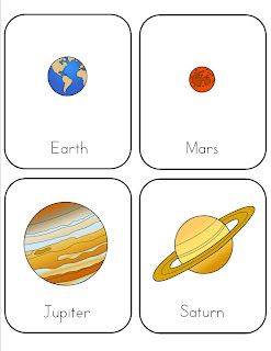 Mrs Home Ec: Preschool Lesson: Space