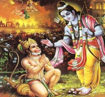 So Hanuman is a manifestation of Shiva. He is a pure incarnation of Shiva 