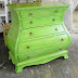 Green Chest of Drawers