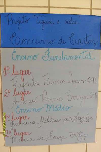 EXPOSIÇÃO E RESULTADO CONCURSO DE CARTAZES