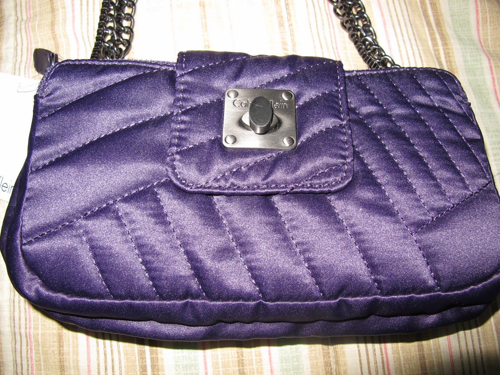 One Girl's Junk Is Another Girl's Treasure CALVIN KLEIN PURPLE