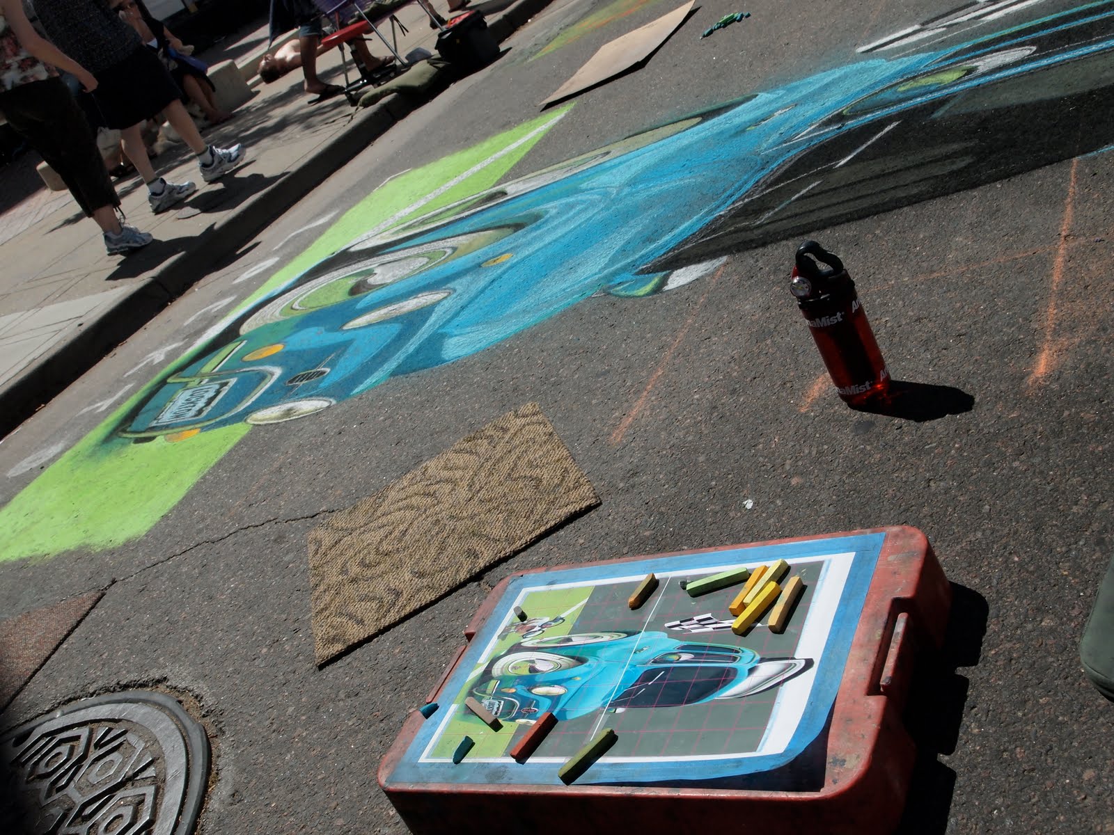 Snapshots of Life Chalk Art Gallery in the Streets