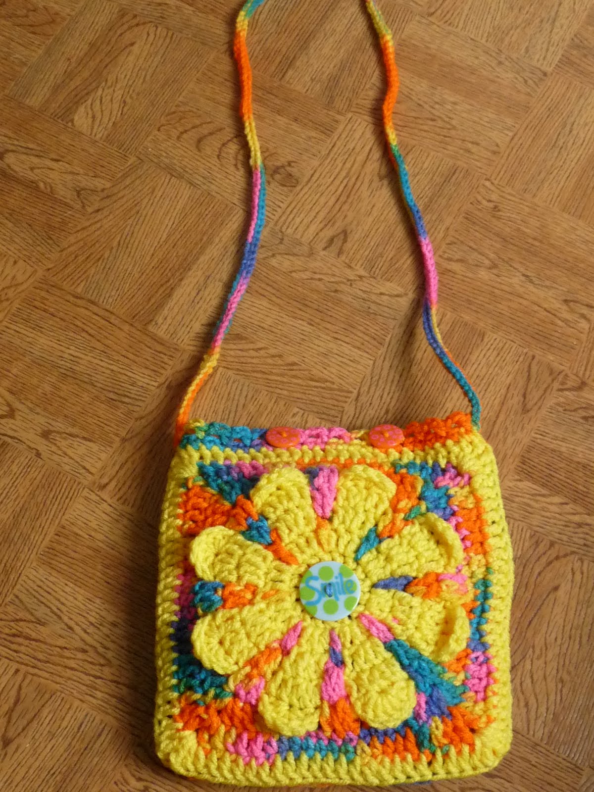 Nancy's Crochet Daisy Flower Handbags