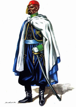 [30 Oficial indigena de la Milicia Voluntaria de Ceuta. 1913]