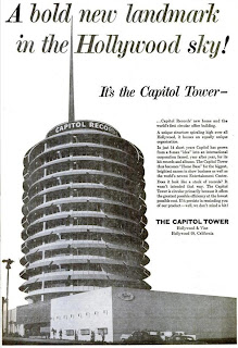 Capitol Record Building, 1956
