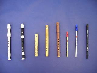 Colegio Público San Braulio: Tipos de flautas