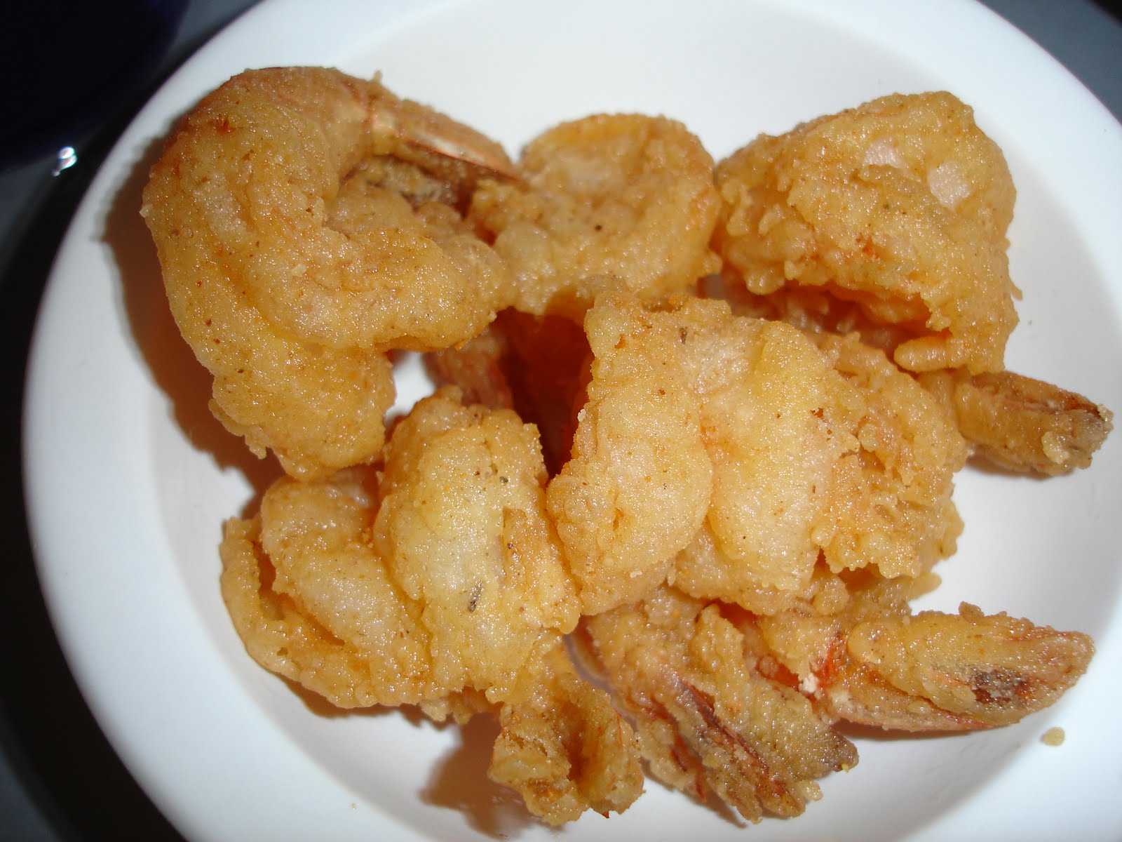 fried butterflied shrimp