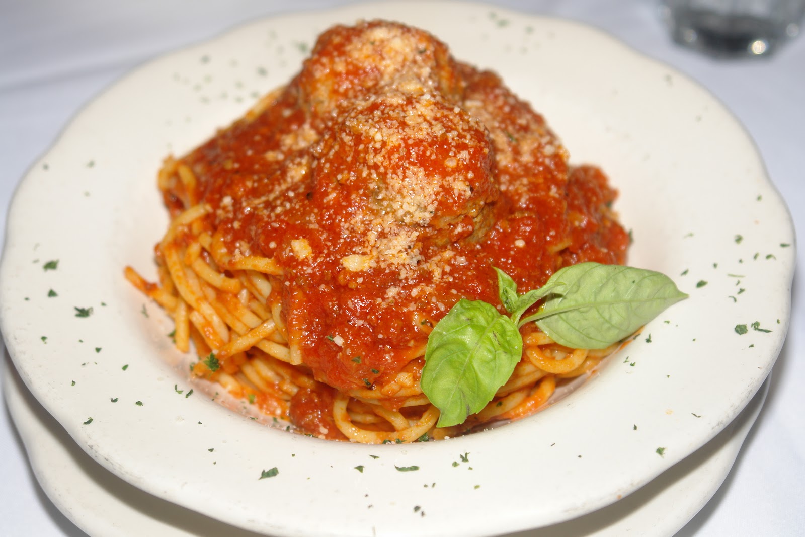 Bite and Booze Red Stick Red Sauce Spaghetti and Meatballs in Baton Rouge