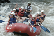 Whitewater rafting on the French Broad