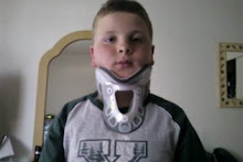 Wylie and his lovely neck brace!