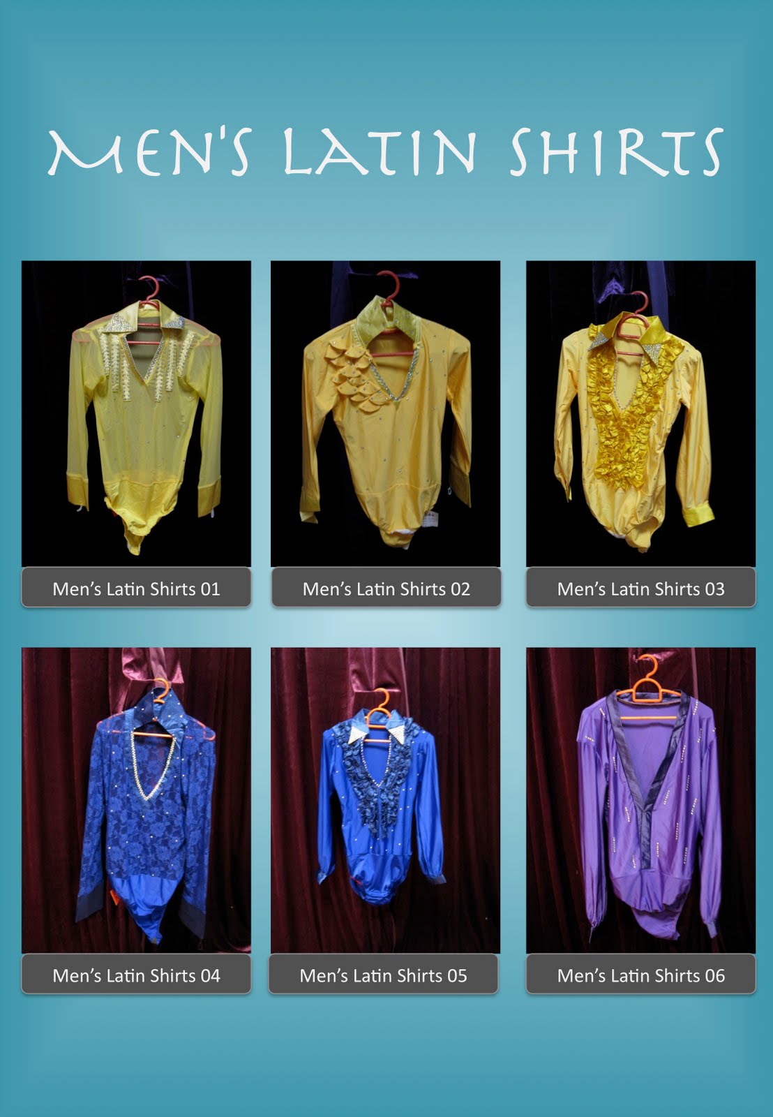 Genvani Men's latin shirt