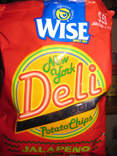 Hot Chicks Eatin Spicy Chips Snack 67 Wise New York Deli Kettle Cooked Potato Chips Jalapeno