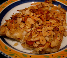Flounder Baked with Almonds and Panco