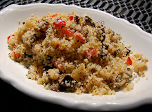 Couscous with Apple, Eggplant and Mint