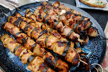 BBQ Pomegranate-infused Chicken Kebobs