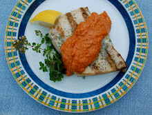 Grilled Swordfish with Romesco Sauce