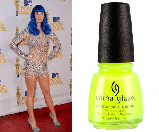 Sasha Says Nails... I'm a Manicure Momma: Katy Perry Rocks Neon Yellow